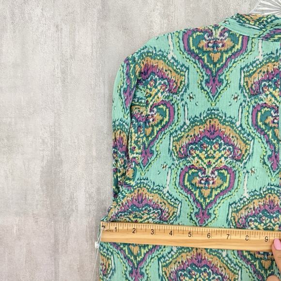 O’Neill Kimono Cardigan Women’s XS/S Open Front 3/4 Sleeve Beach Cover-Up Shirt - Picture 16 of 16